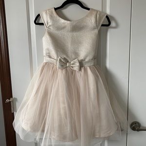 Size 14 cream colored tule special occasion dress